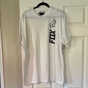 Fox Men’s White and Black Short Sleeve Tee